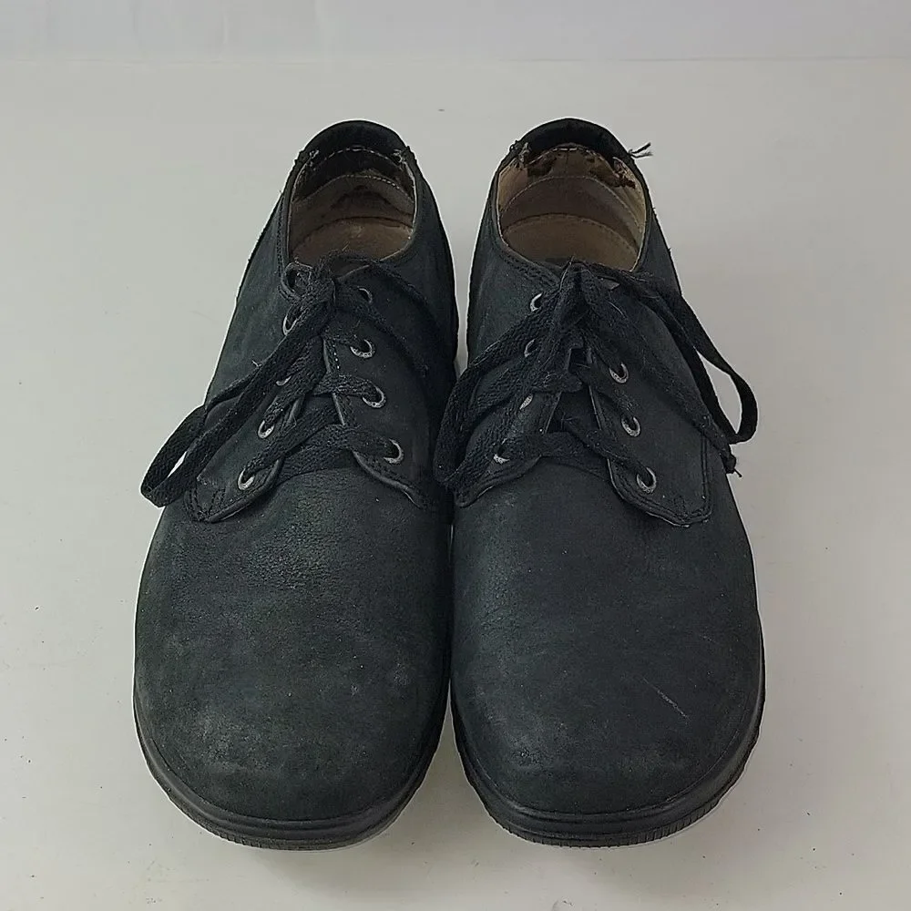 Bogs Eugene Black‎ Leather Waterproof Lace Up Mens Low Top Shoes
